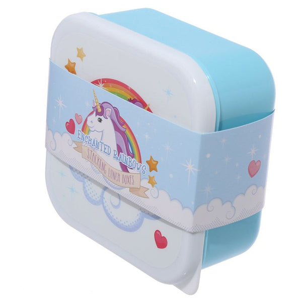Enchanted Rainbow Unicorn - Set of 3 Lunch Boxes