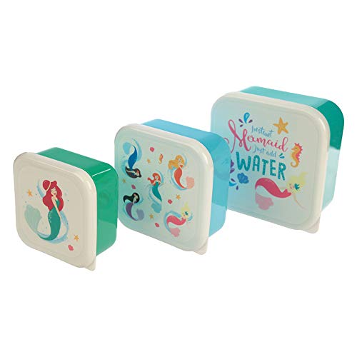 Enchanted Sea Mermaid - Set of 3 Lunch Boxes