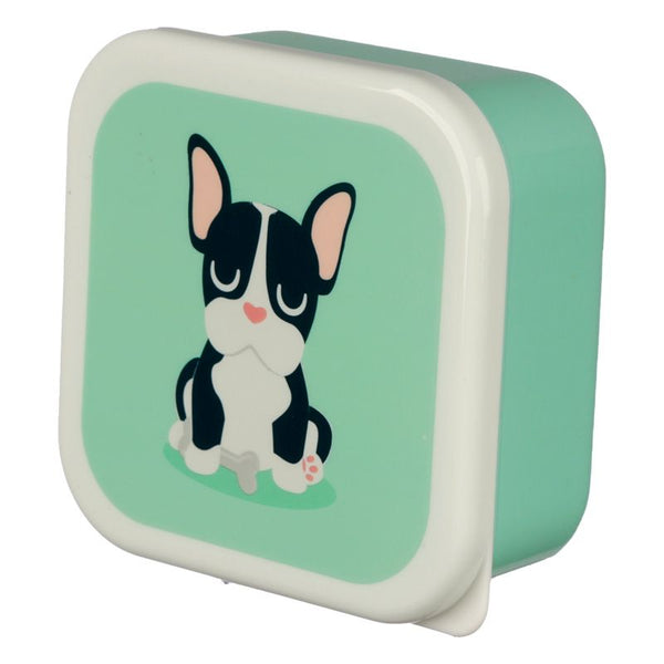 Set Of 3 Lunch Boxes - Dog Squad