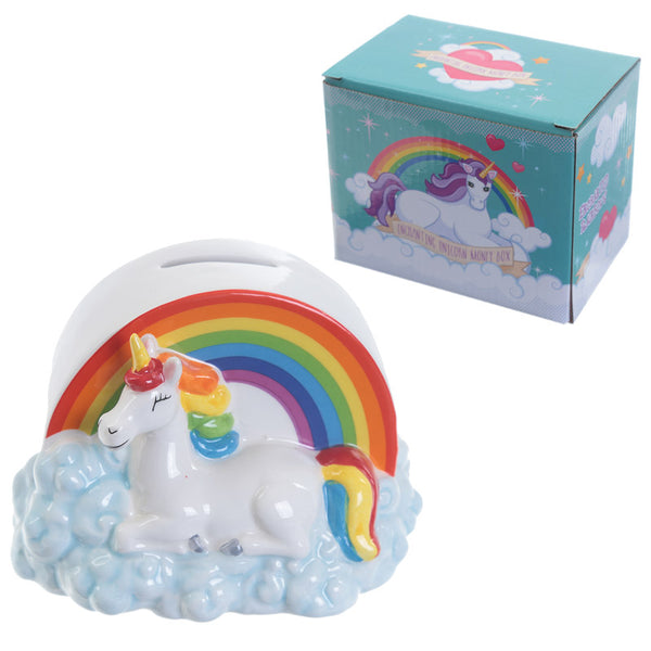 Enchanted Rainbows Unicorn Money Box