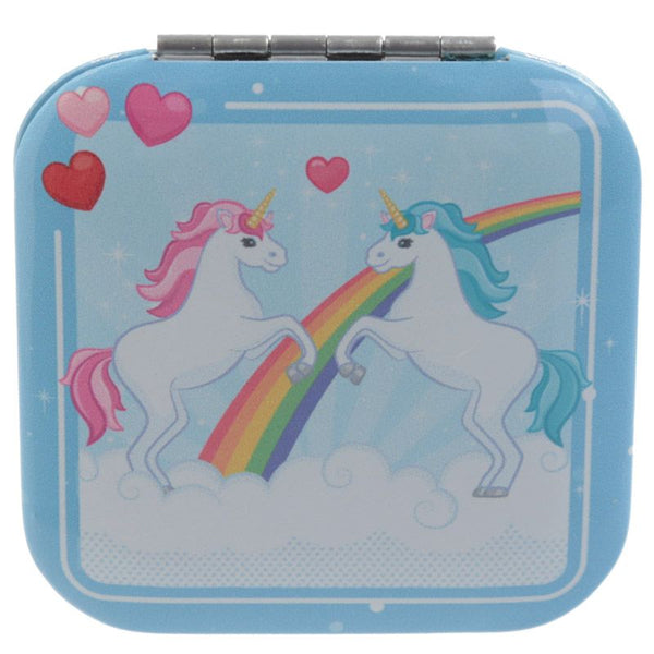 Enchanted Rainbow Unicorn Compact Mirror