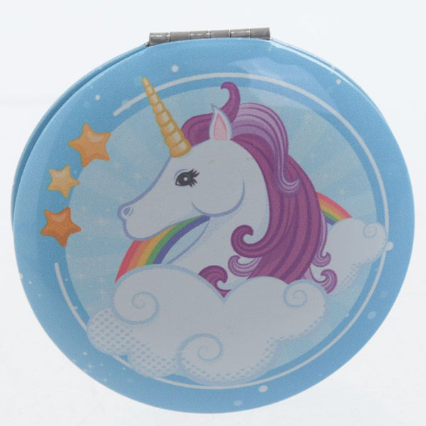 Enchanted Rainbow Unicorn Compact Mirror