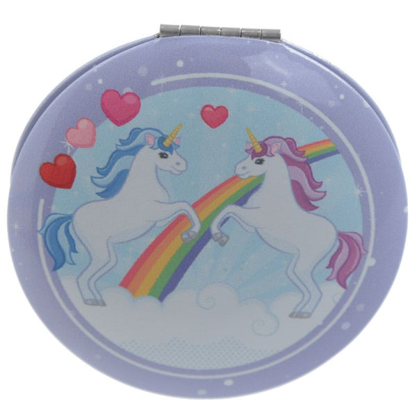Enchanted Rainbow Unicorn Compact Mirror