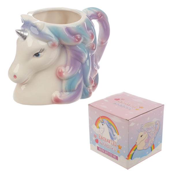 Enchanted Rainbows Unicorn Head Mug