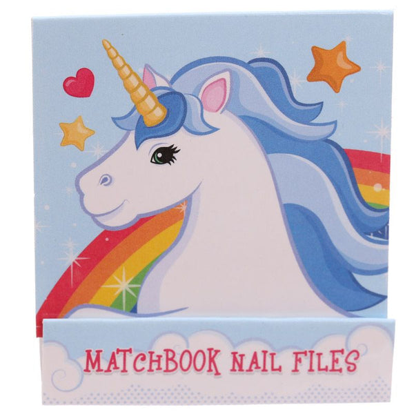 Enchanted Rainbow Unicorn Nail File Matchbook