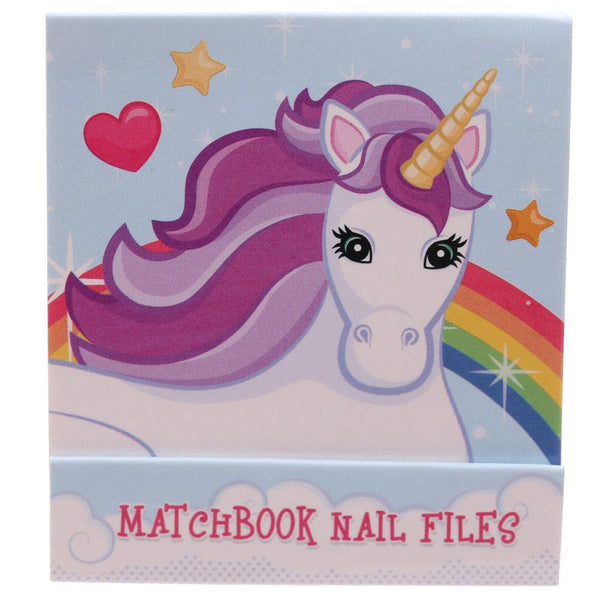 Enchanted Rainbow Unicorn Nail File Matchbook