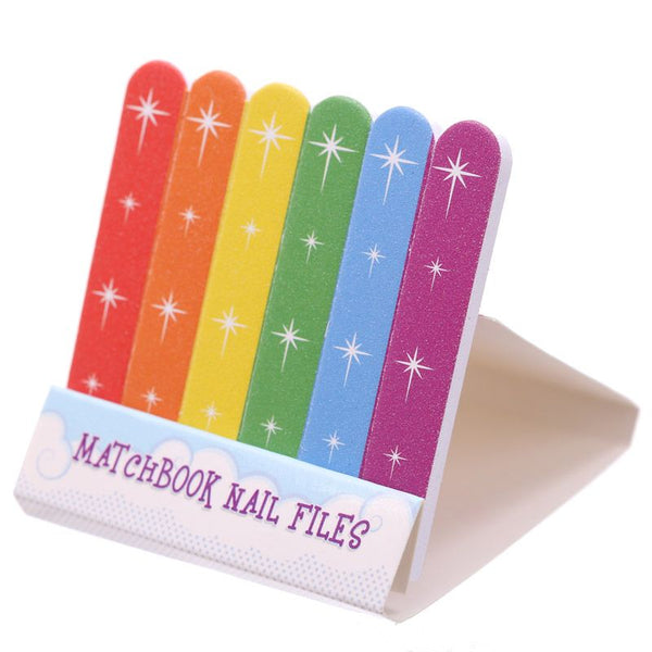 Enchanted Rainbow Unicorn Nail File Matchbook
