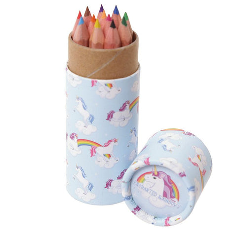 Enchanted Rainbow Unicorn Colored Pencils in a Pot