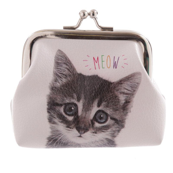 Cat and Dog MEOW WOOF Tic Tac Purse