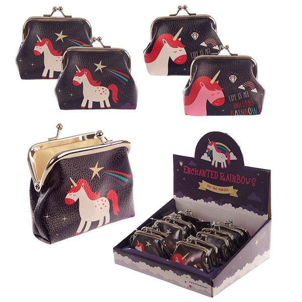 Enchanted Rainbow Unicorn Tic Tac Purse