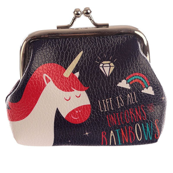 Enchanted Rainbow Unicorn Tic Tac Purse