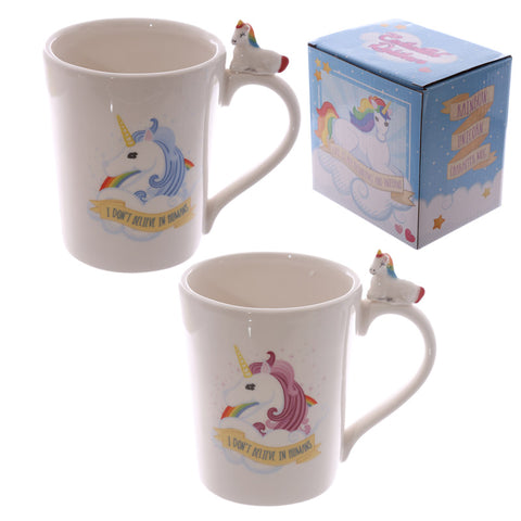 Unicorn on Handle Mug Ceramic Mug