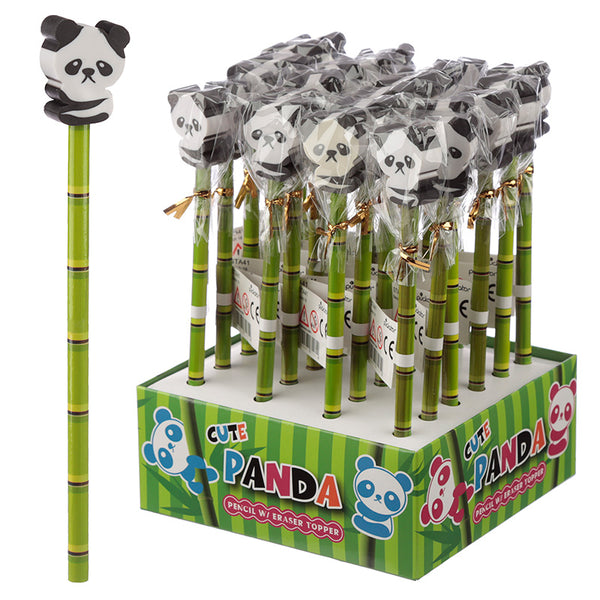 Panda Pencil with Eraser Top