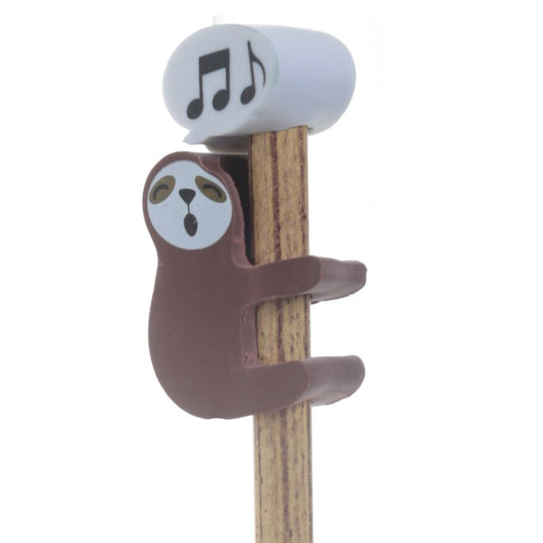 Sleepy Sloth Pencil with Eraser Topper