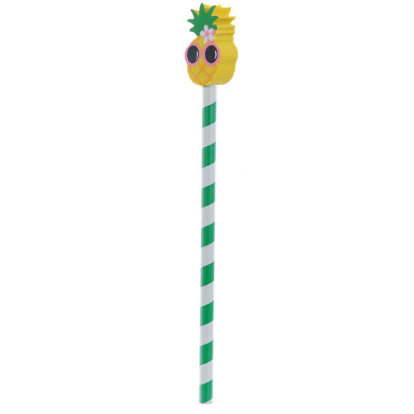 Tropical Pencils with Eraser Toppers