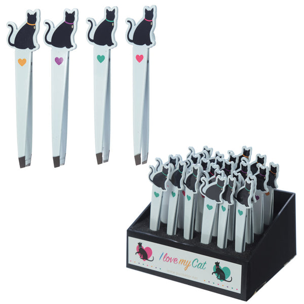 I Love My Cat Silhouette Tweezers