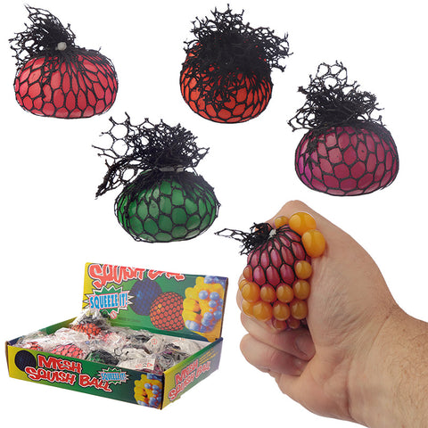 Squeezable Colour Change Ball in a Net