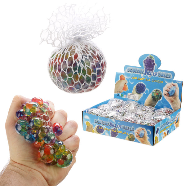 Squeezable Rainbow Ball in a Net (E12) - TBDSS