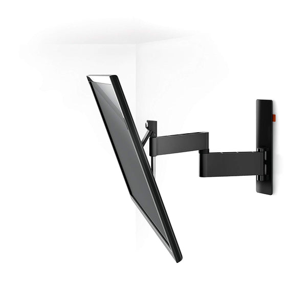 Vogel's WALL 3345 Black, TV wall mount bracket for 40 - 170cm TVs, Swivel and tilt 180o, Max 30 kg and up to VESA 600x 400